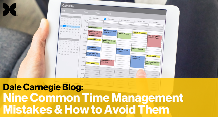 Nine Common Time Management Mistakes & How to Avoid Them